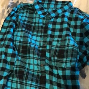 Long sleeve flannel shirt